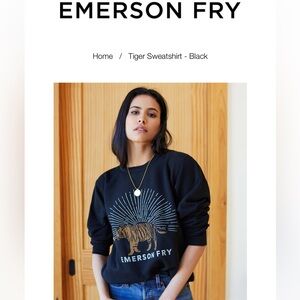 Emerson Fry logo tiger sweatshirt